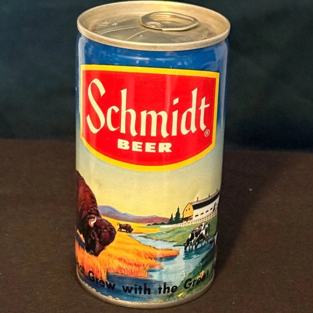 Schmidt vintage Beer can